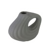 BASE CERAMICA GRIS OSC 25X10X18CM Unica