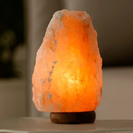 Lámpara De Sal Del Himalaya 1kg Naranja