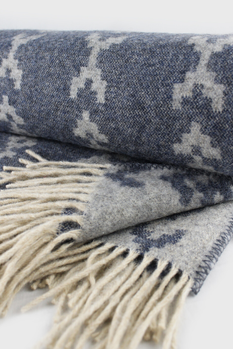 Manta 100% Lana Con Guarda