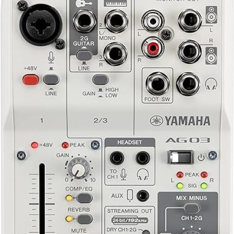 Pack Recording/Streaming Yamaha AG03MK2 Pack Recording/Streaming Yamaha AG03MK2
