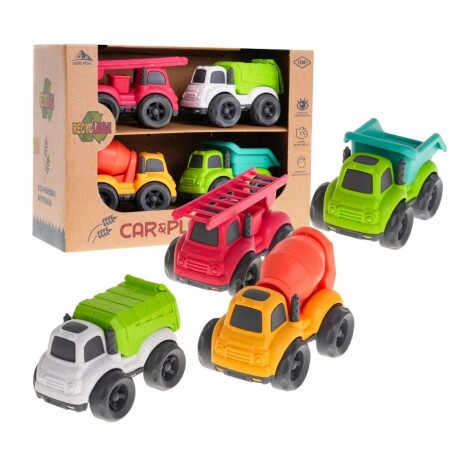 Set X4 Vehículos Bioplástico 001