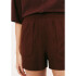 SHORTS FEM MARROM ESCURO