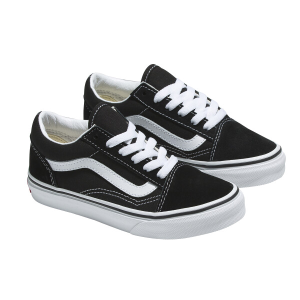 Championes VANS Old Skool V de Niños - VN000W9T6BT1 Negro-blanco