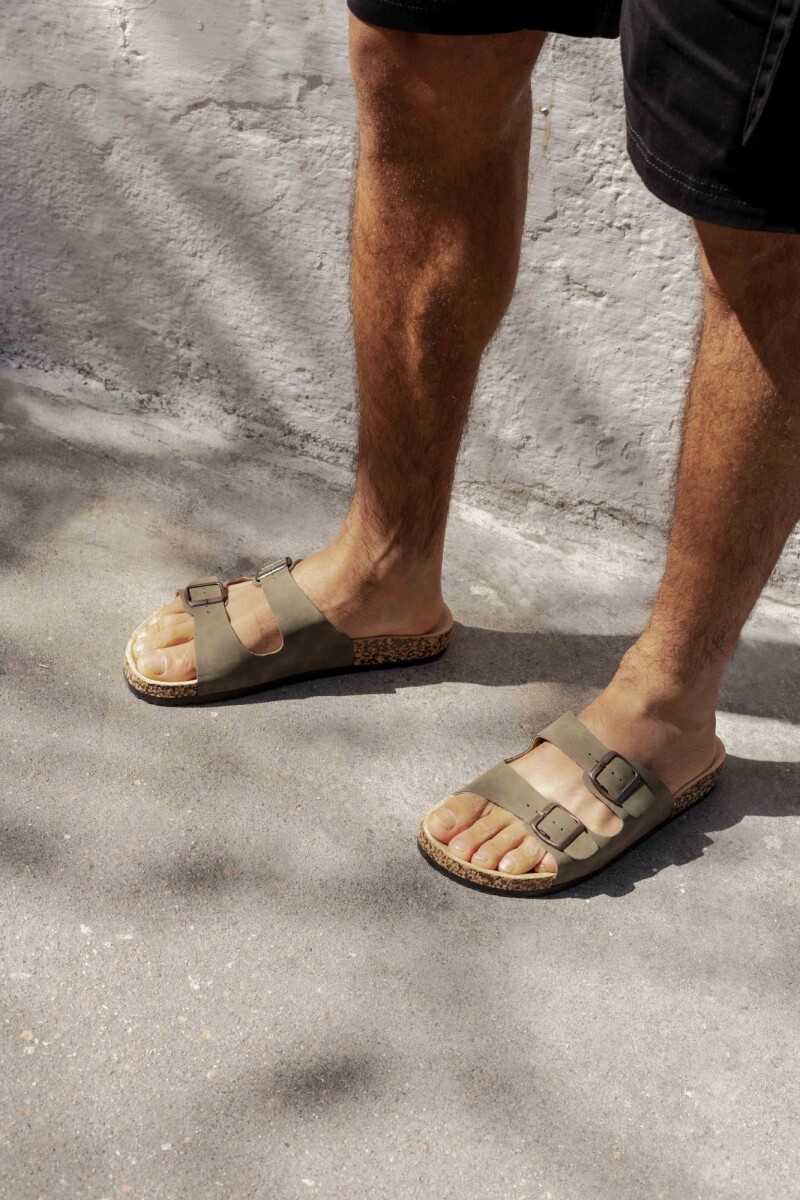 Sandalia Salvador Verde Militar