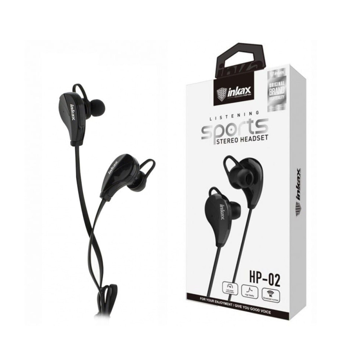 Auriculares Inkax intra Bluetooth stereo HP-02 