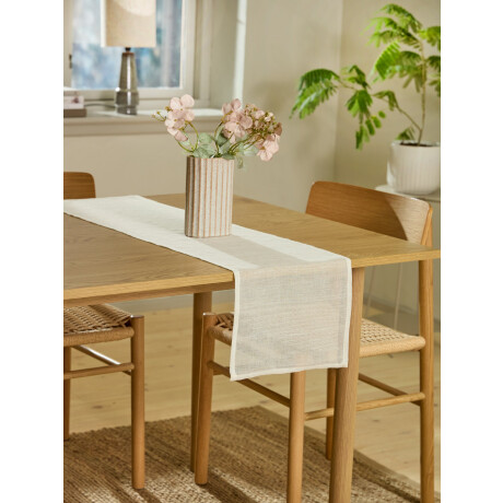 Sendero Brei 30X140 Blanco/Natural