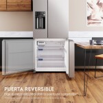 Refrigerador MULTIDOOR Frío Seco 633 Lts Black C/D INVERTER Gris