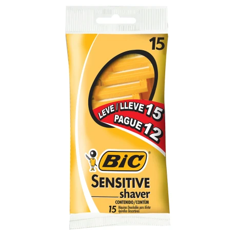 Afeitadora Bic Sensitive lleve 15 pague 12 Afeitadora Bic Sensitive lleve 15 pague 12
