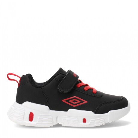 Championes de Niños Umbro Tory Negro - Negro - Rojo