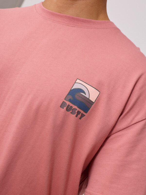 T-SHIRT VERTUNA RUSTY Rosado