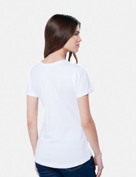 REMERA ESTAMPADA Blanco