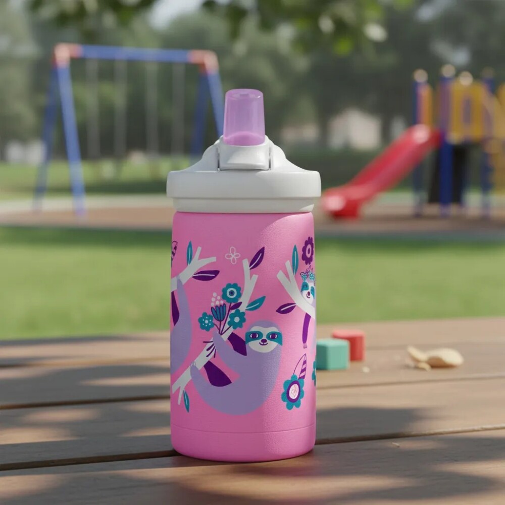 Vaso termico EDDY+ boquilla CAMELBAK perezoso rosa