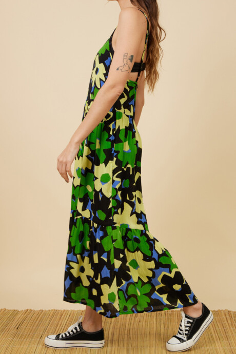 VESTIDO LARGO ANARA RUSTY Verde