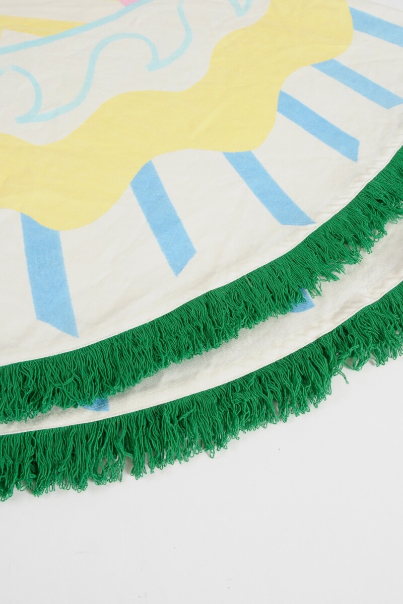 Pareo circular sombrilla multicolor