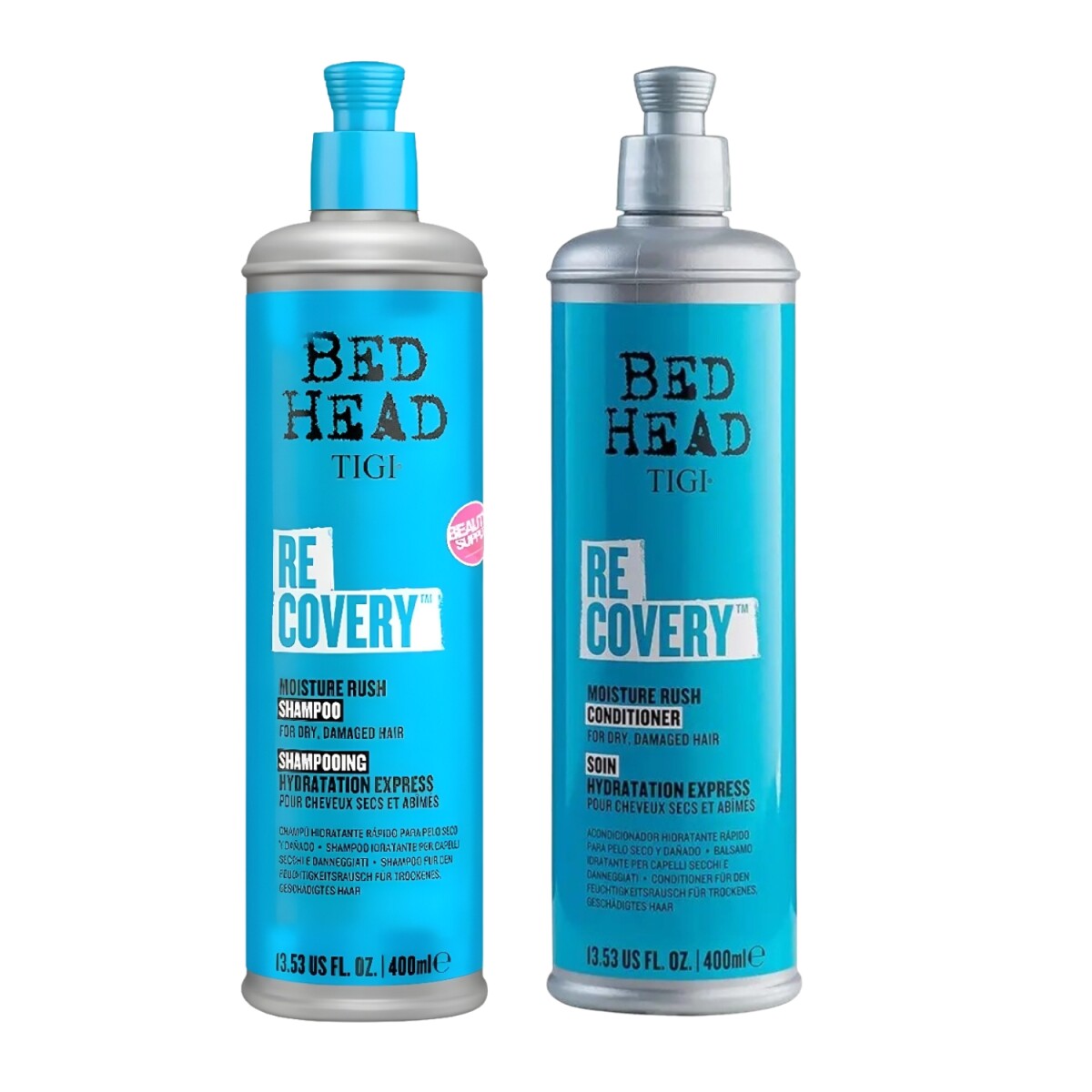 Pack Tigi shampoo + acondicionador de 400 ml - Recovery 