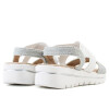 Sandalias Chill Sunday de Niños - CS MICA Blanco-plateado