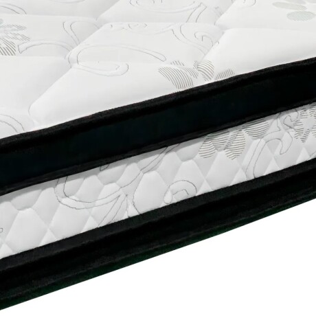 Sommier plaza y media Hamptons Mercury Negro