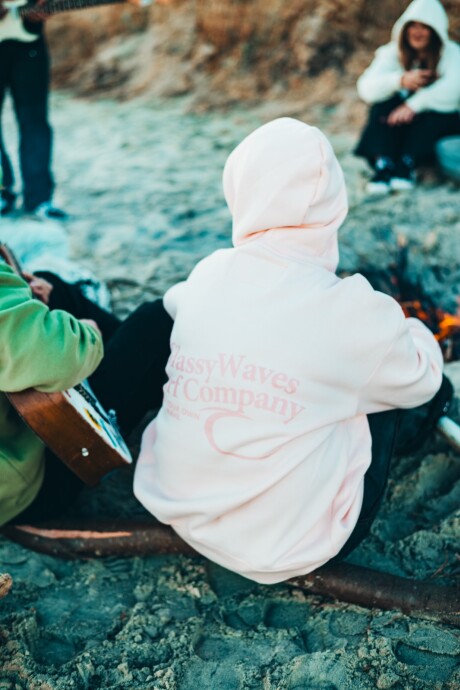 Hoodie Company Over Fit / Rosa U