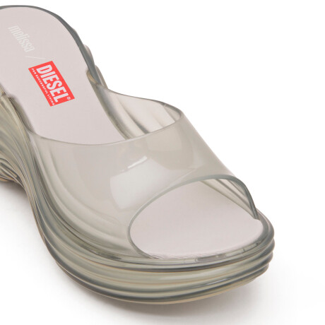 Sandalias Melissa de Dama - PLATFORM + DIESEL - 36152BP737 AZUL TRANSPARENTE