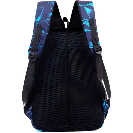 Set x3 Mochila Escuela Juvenil 18'' Expert Azul-Gris