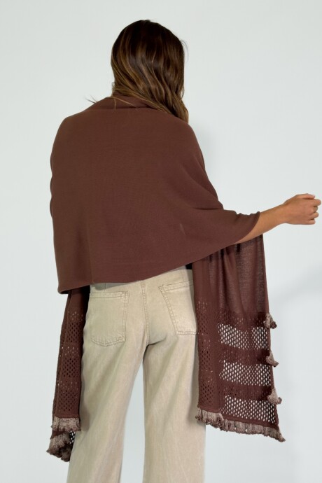 PASHMINA ALMENDRA Marron