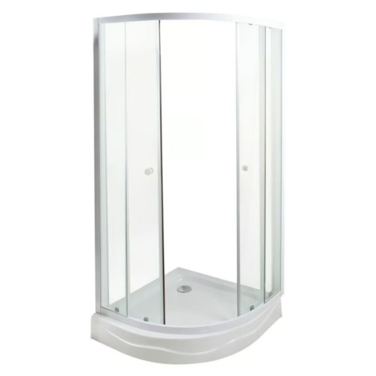 MAMPARA DE BAÑO CIRCULAR 80 X 80 X 2.00 MT 