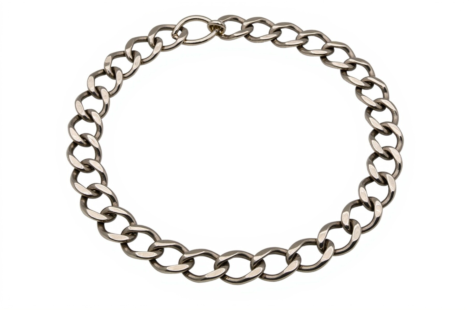 Cadena Cubana - Plata 925 - Sin Piedra - CD3521 - sinpiedra 