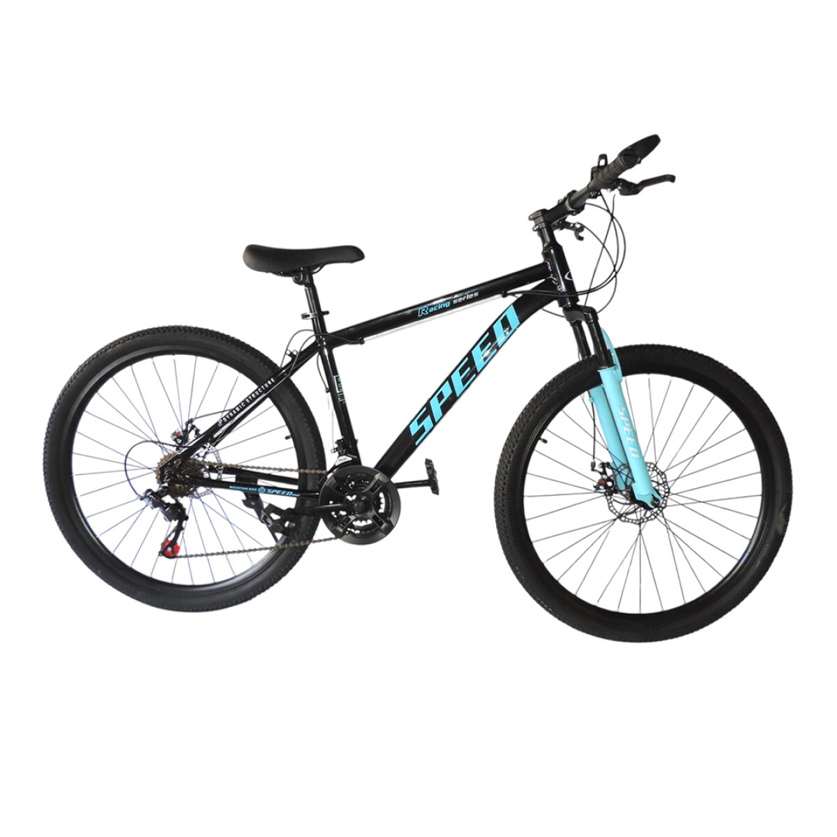 Bicicleta MTB Knex Speed Racing Series Rod. 29 Negro/Celeste - NEGRO-CELESTE 
