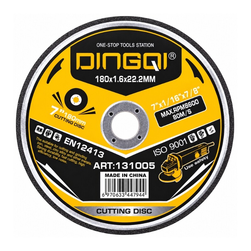 DINGQI DISCO CORTE METAL 180 MMx1.6MMx22.2MM Dingqi Disco Corte Metal 180 Mmx1.6mmx22.2mm