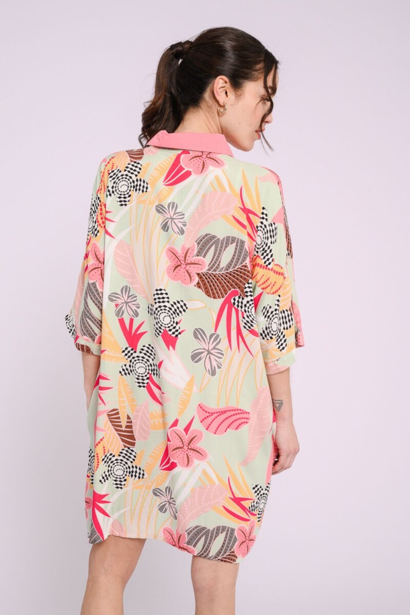 Vestido camisero Coral