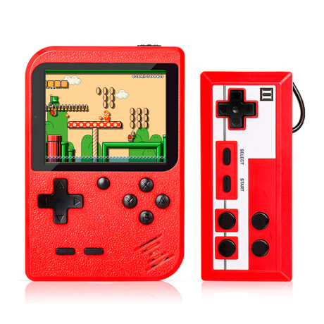 Consola Portátil Retro con Control Batería ROJO