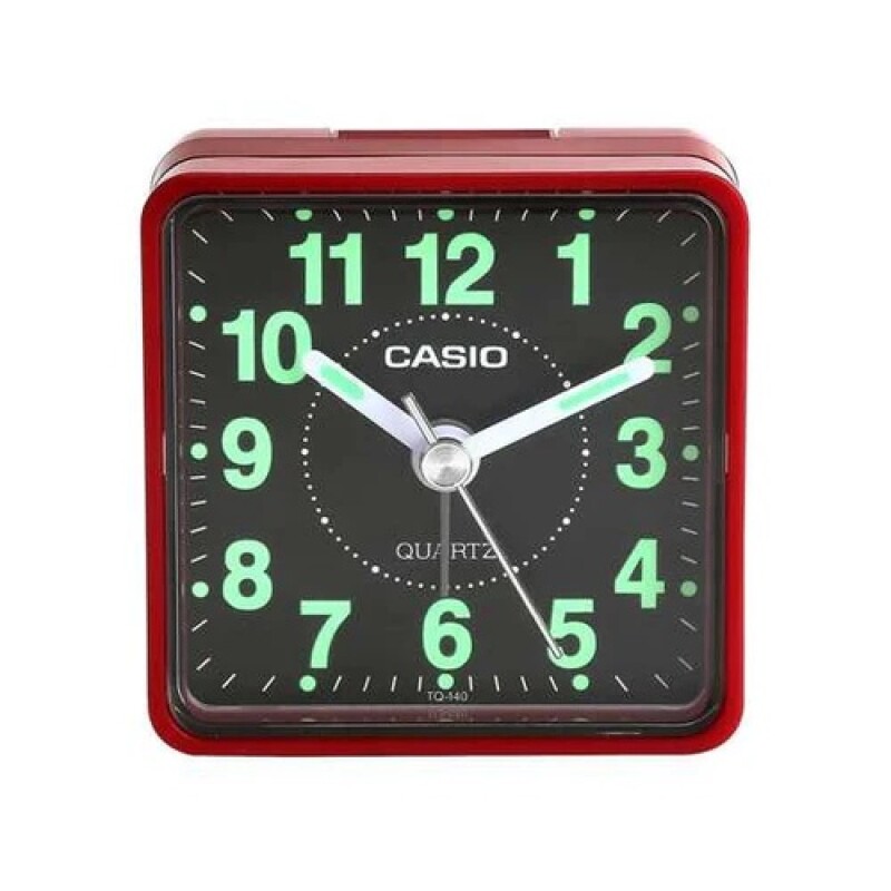 Reloj despertador Casio TQ140DF Rojo