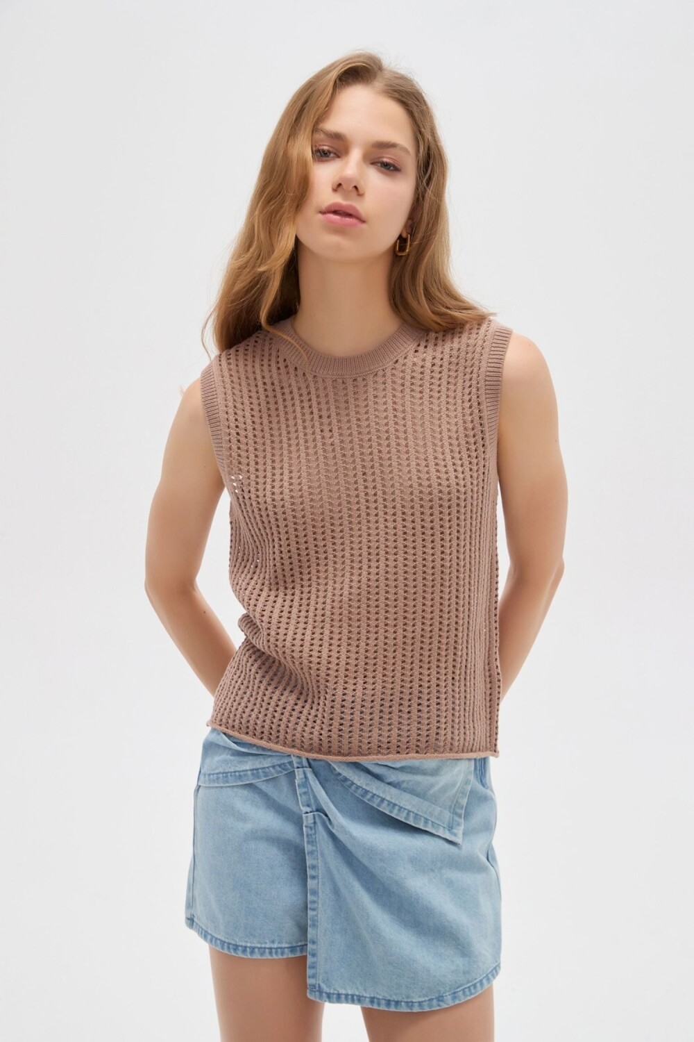 Musculosa Ruka Taupe Claro