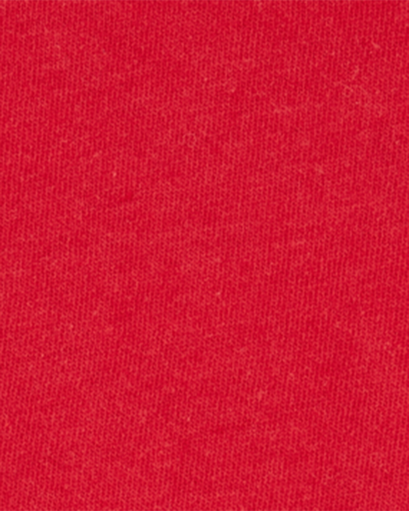 Body de algodón, con mangas bordadas, rojo Sin color