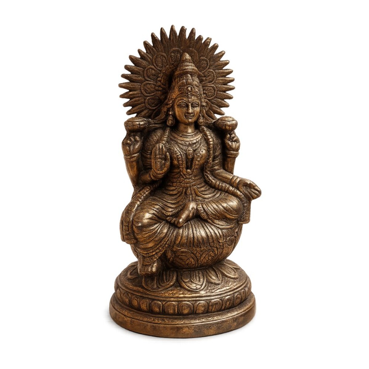 LAKSHMI DE METAL COBRIZO - 1050/31 X 16 CM - Lakshmi De Metal Cobrizo - 1050/31 X 16 Cm 