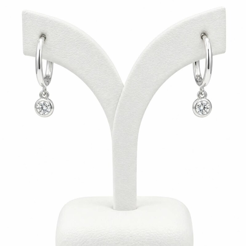 Aros con Zirconia pendiente Aros con Zirconia pendiente