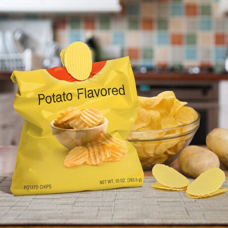 Set De 4 Cierra Bolsa Papas Chips Unica