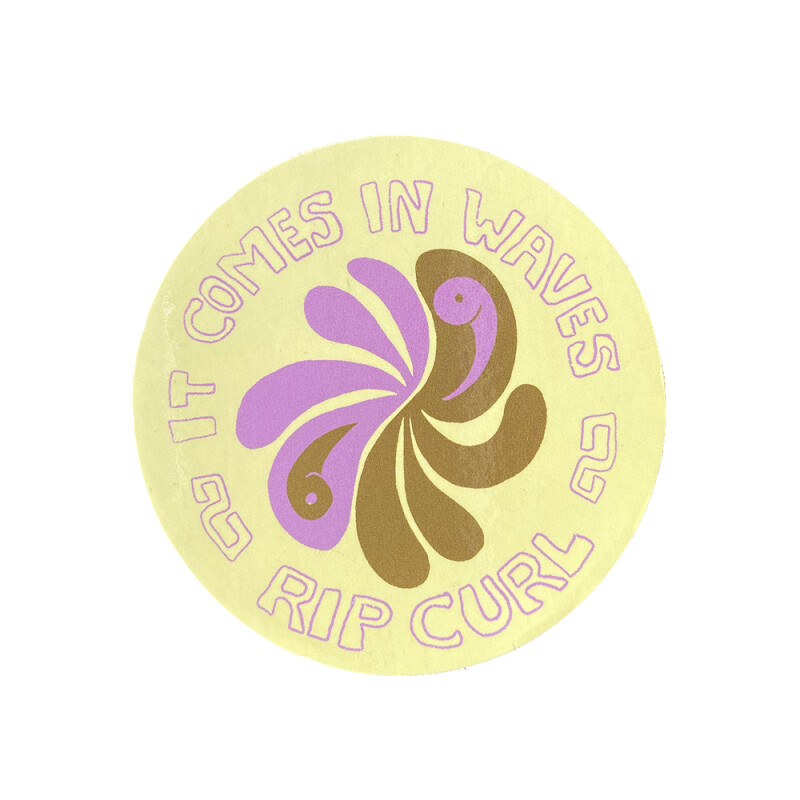 Sticker Rip Curl Icon Sticker Rip Curl Icon