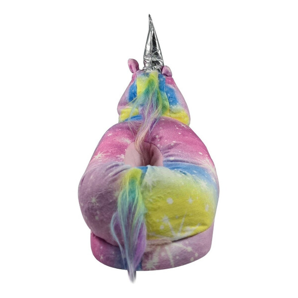 Pantuflas Unicornio Calentitos Talles Adulto Y Niños Variante Amarillo Unicornio