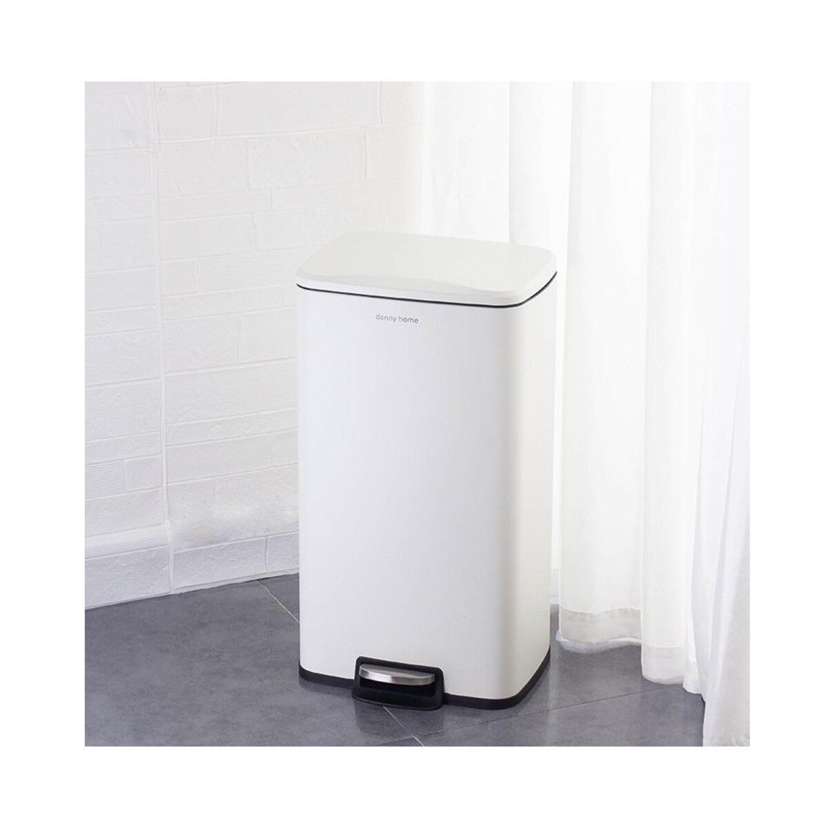 PAPELERA - 30L LJT04-30 BLANCO ACERO LJT04-30-4 