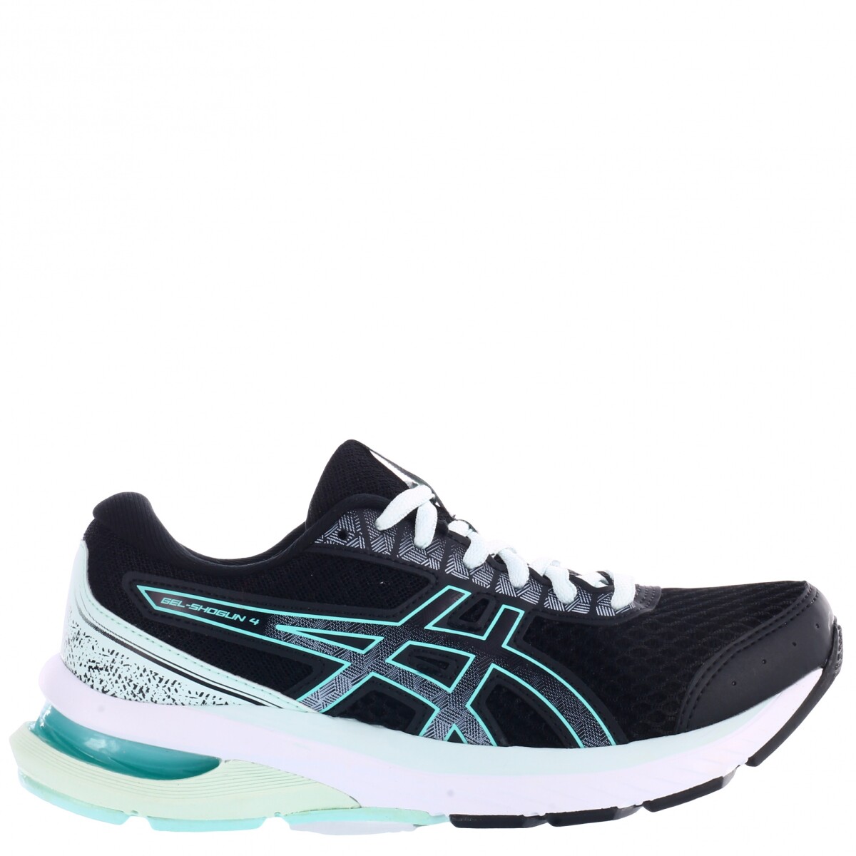 Championes de Mujer Asics Gel Shogun 4 Asics - Negro - Verde Agua 