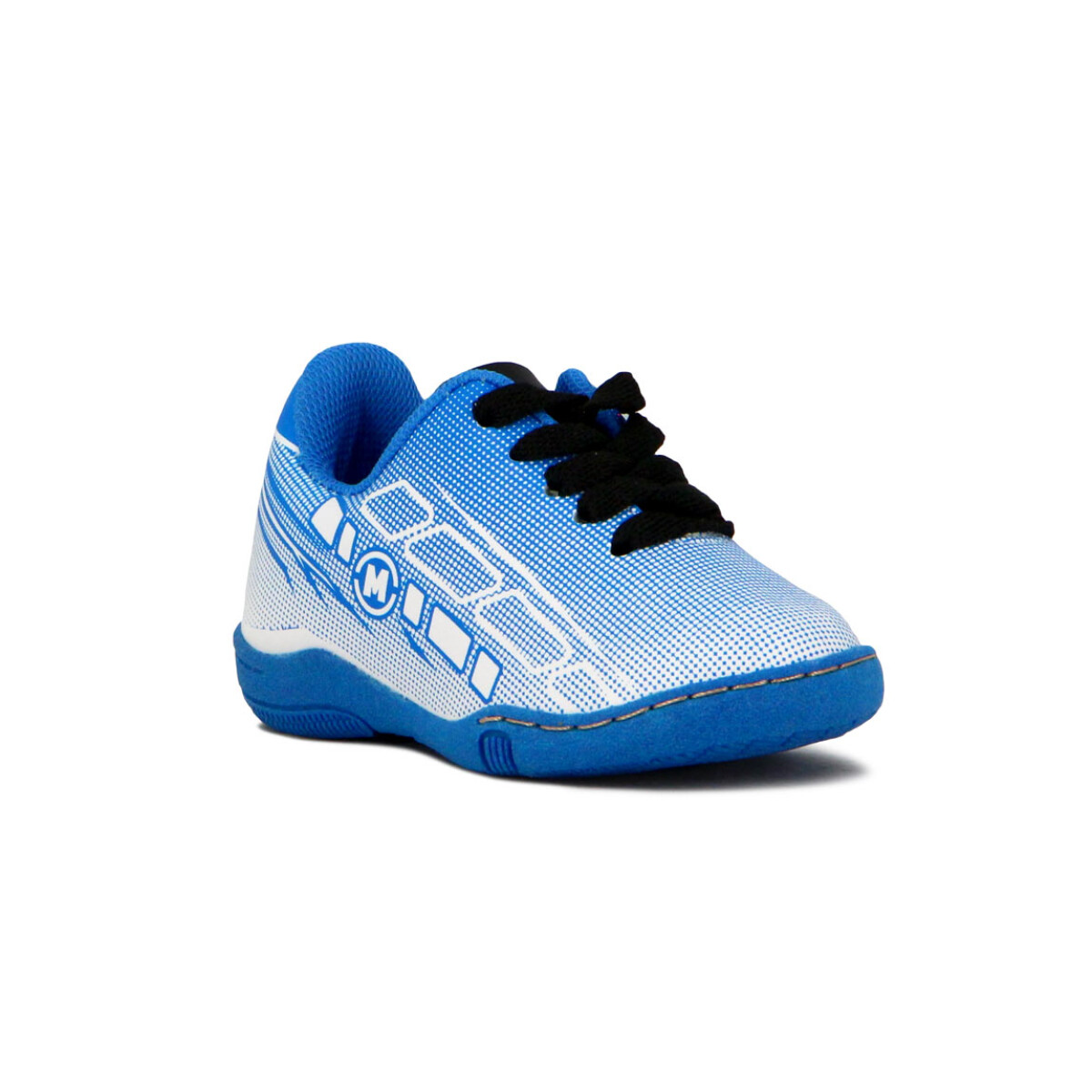 Molekinho Zapato Fútbol De Niño Suela Lisa - Blanco-azul 