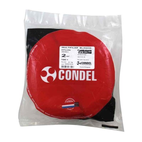 CABLE MULTIFILAR 2,00MM2 BLANCO CONDEL CABLE MULTIFILAR 2,00MM2 BLANCO CONDEL