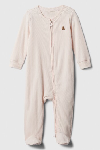 Pijama Con Cierre Bebé Barely Pink 612