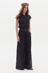 Camisa Zoe en Lino Negro
