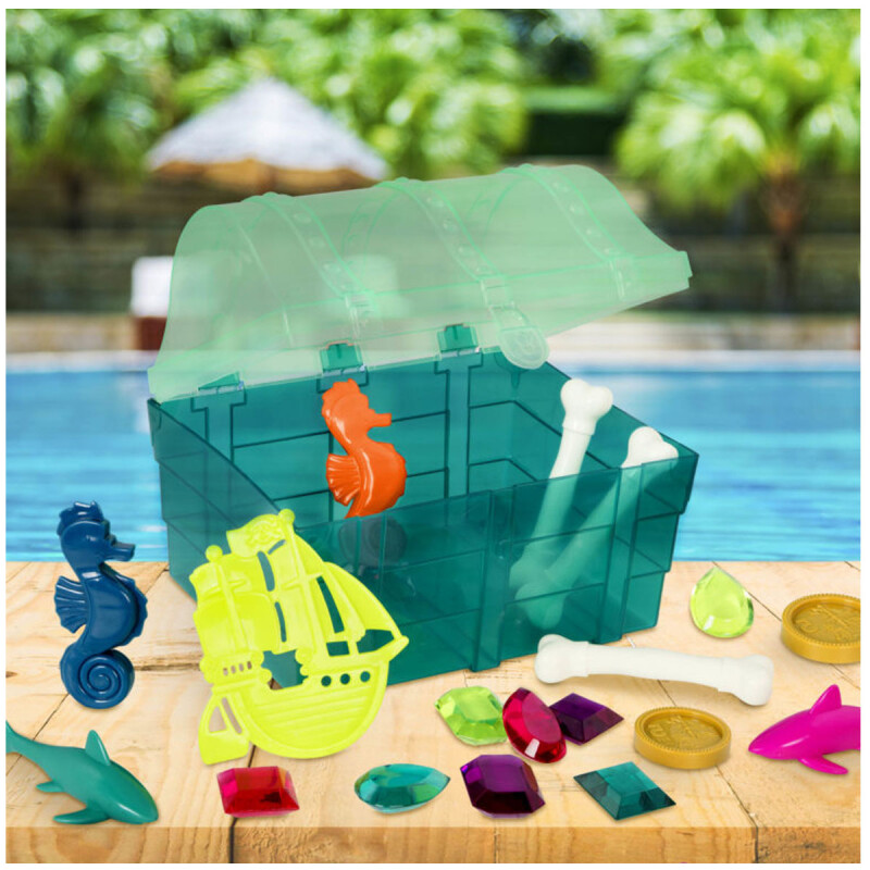 Cofre Pirata Juegos para piscina o bañera ¡Tesoros a la vista! B. Toys Cofre Pirata Juegos para piscina o bañera ¡Tesoros a la vista! B. Toys