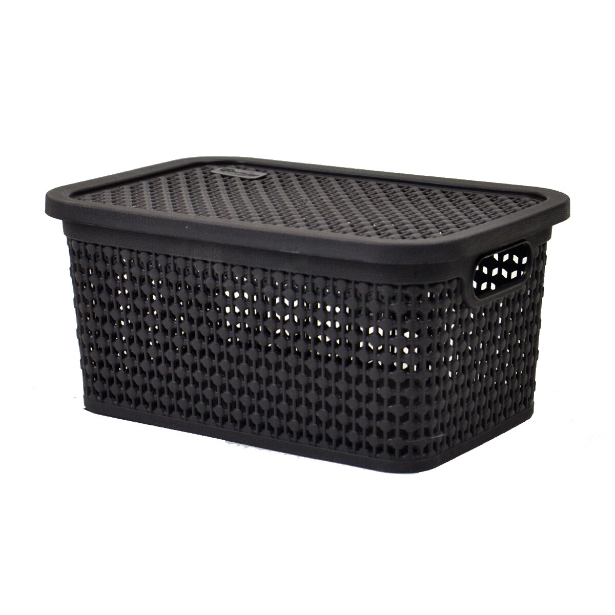 Caja simil ratán 2,5 Lts - CHOCOLATE 