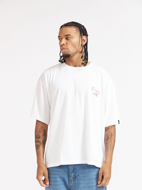 REMERA BOXY LOFF BLANCO