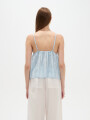Musculosa Cusia Celeste Claro