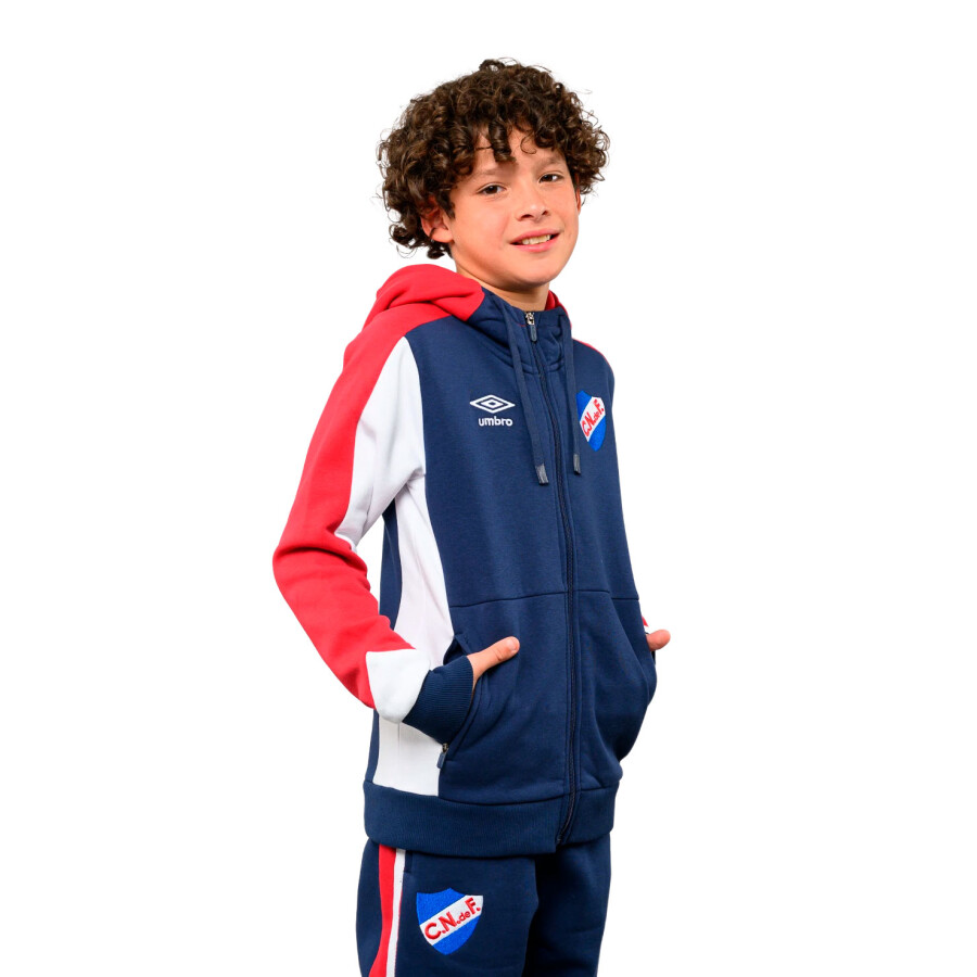 Campera de Niño Umbro Grav Nacional Junior Azul - Rojo